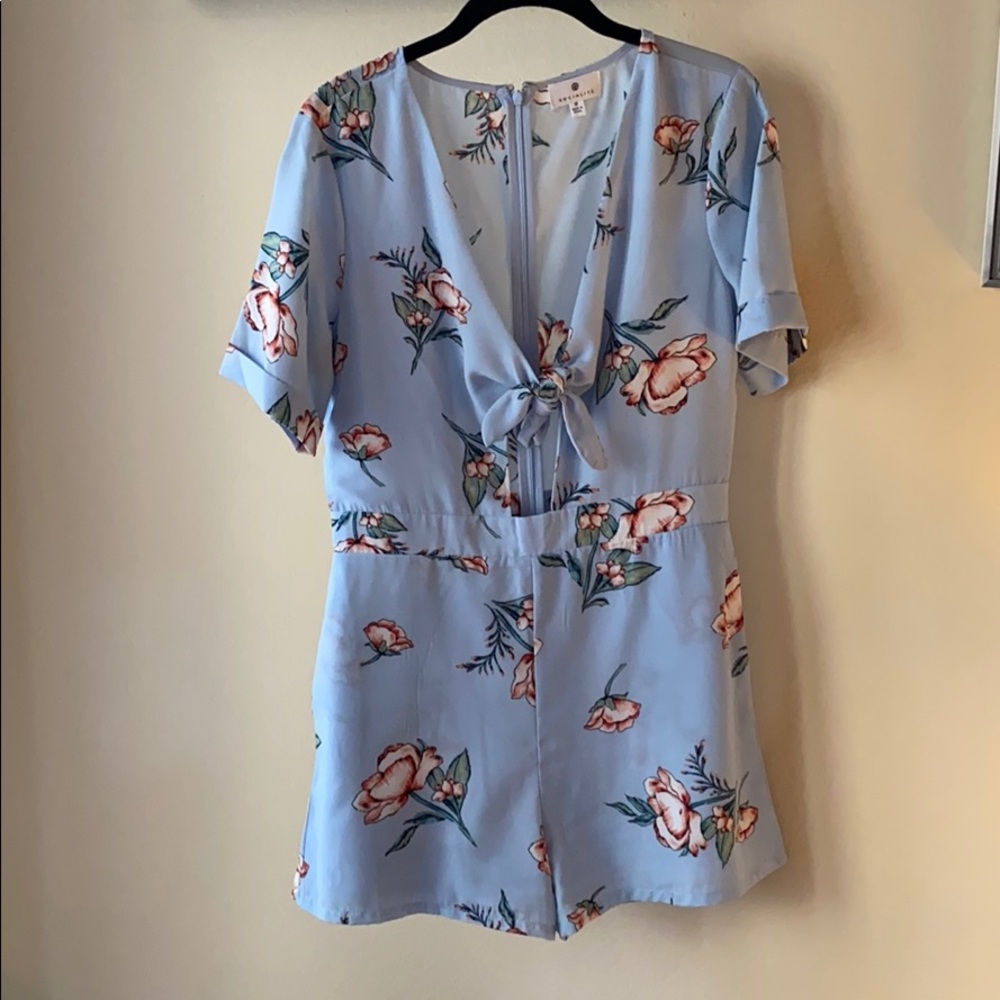Blue romper